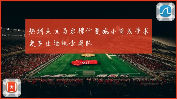 热刺关注马尔穆什曼城小将或寻求更多出场机会离队